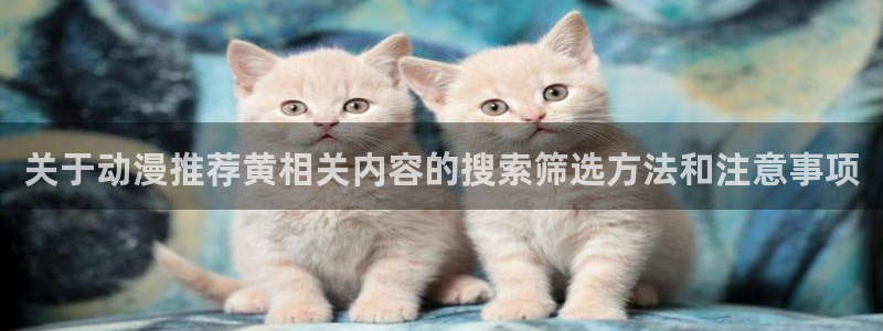 漫岛动漫:关于动漫推荐黄相关内容的搜索筛选方法和注意事项